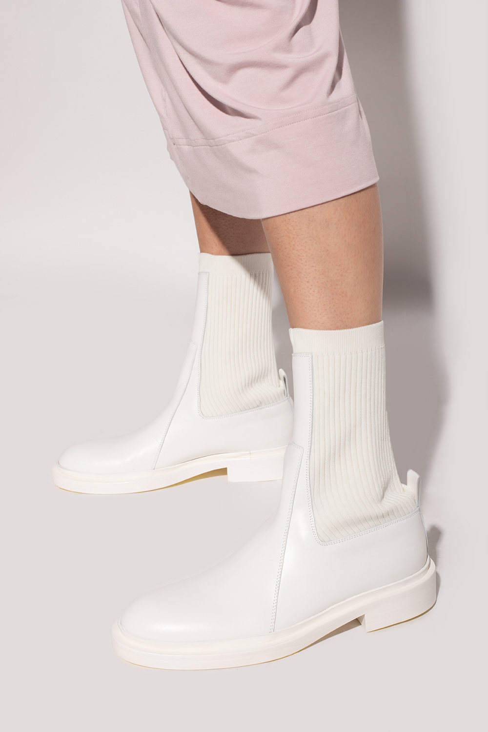 Jil sander outlet chelsea boots